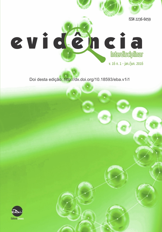 					Visualizar v. 16 n. 1 (2016): Evidência - Ciência e Biotecnologia
				
