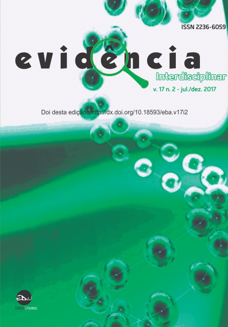 					Visualizar v. 17 n. 2 (2017): Evidência - Ciência e Biotecnologia
				