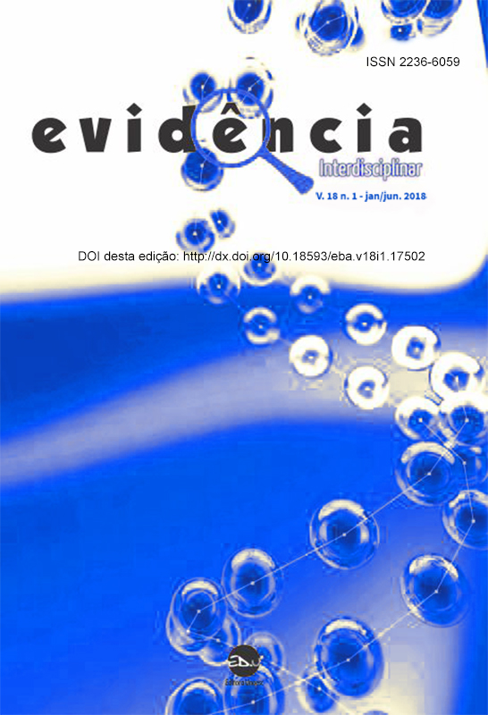 					Visualizar v. 18 n. 1 (2018): Evidência - Ciência e Biotecnologia
				