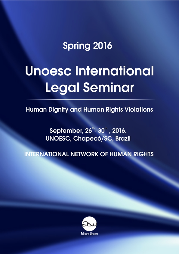 					Visualizar v. 4 n. 1 (2016): Unoesc Internacional Legal Seminar
				