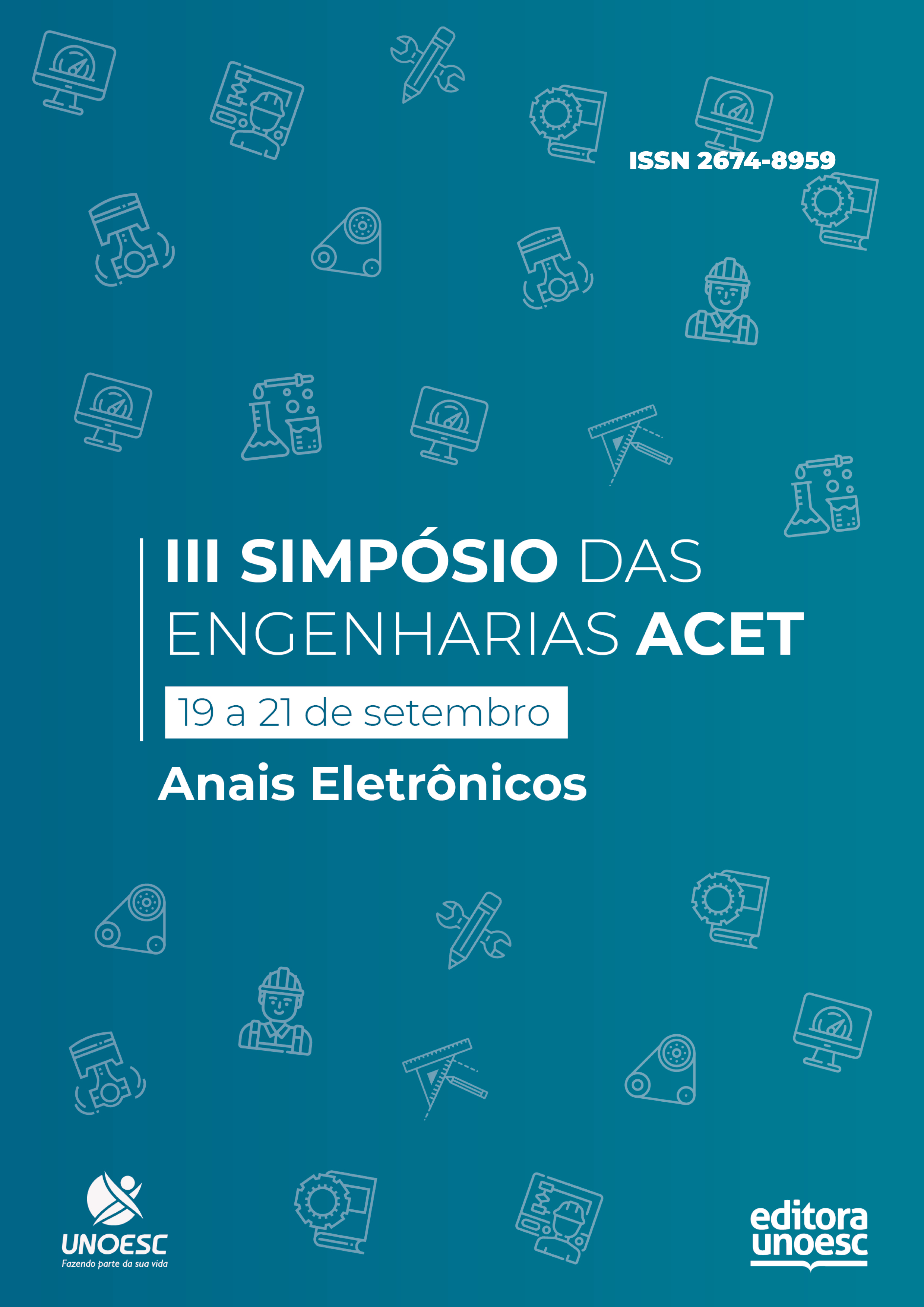 					Visualizar 2019: Simpósio das Engenharias ACET (Área das Ciências Exatas e Tecnológicas) – anais eletrônicos
				