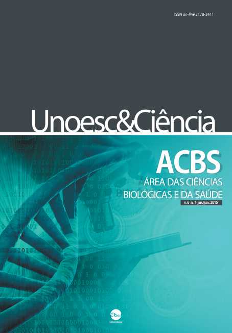 					Visualizar v. 6 n. 1 (2015): Unoesc & Ciência - ACBS
				