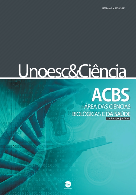 					Visualizar v. 7 n. 1 (2016): Unoesc & Ciência - ACBS
				