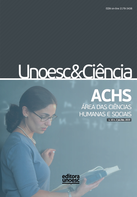 					Visualizar v. 10 n. 2 (2019): Unoesc & Ciência ACHS
				